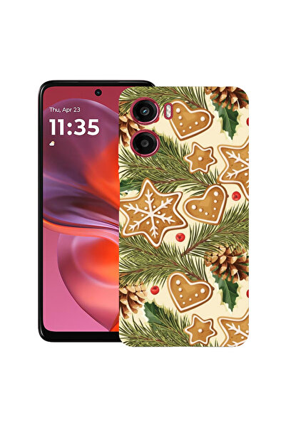bestcase Carcasă ultra subțire TPU pentru Motorola Moto G06, Xmas Pattner, 2082906 B 1368