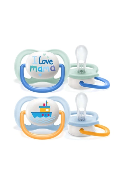 Philips Avent Ultra Air Happy pacifiers 0-6 months, blue