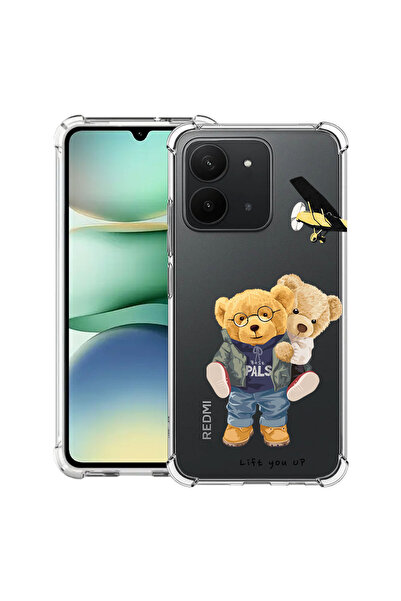 bestcase Carcasă antișoc pentru Xiaomi Redmi 15C 4G (171 MM), Ursuleț de pluș...