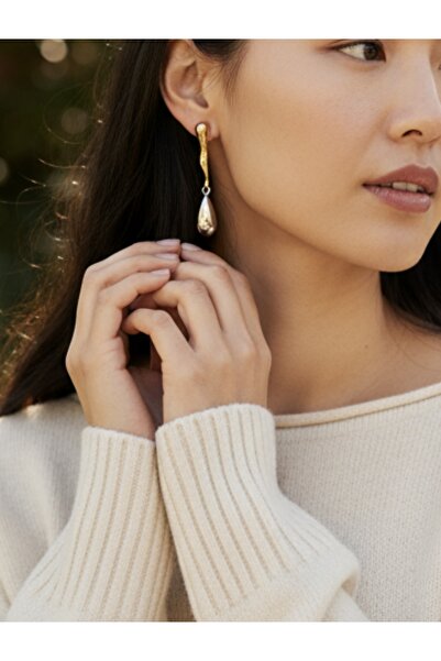 Lunays Monika Water Drop Dangle Women's Earrings Gold Silver Color