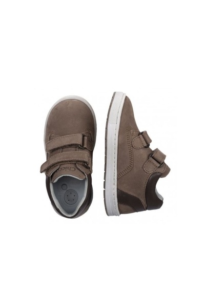 Chicco Cody children's boots, natural leather - brown with velcro