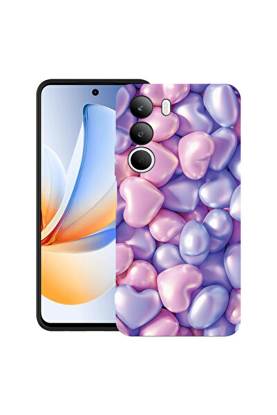 bestcase Carcasă ultrasubțire TPU pentru Realme C71, inimioare colorate, 2071...
