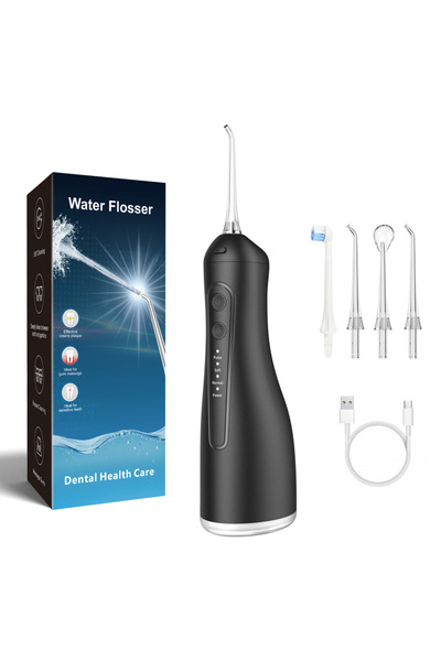 PROUDANKA Irigator bucal IPX7, rezistent la apa, cu rezervor incorporat,300ml...