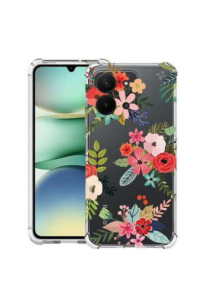 bestcase Carcasă antișoc pentru Xiaomi Redmi 15C 4G (171 mm), flori, 2078497 ...