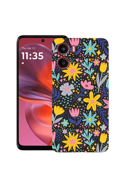 bestcase Carcasă ultra subțire TPU pentru Motorola Moto G06, flori mici, 2082...