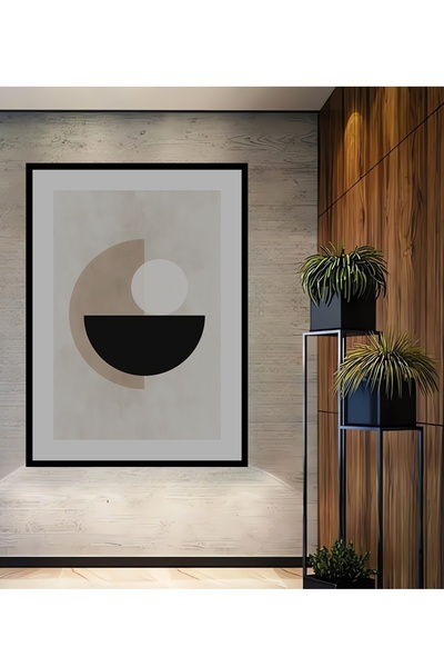 Teona Ahşap Декоративна дървена правоъгълна рамка за снимки с геометрични фор...