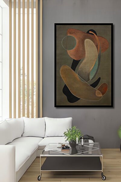 Teona Ahşap Tablou decorativ din lemn dreptunghiular Dansul colorat al artei ...