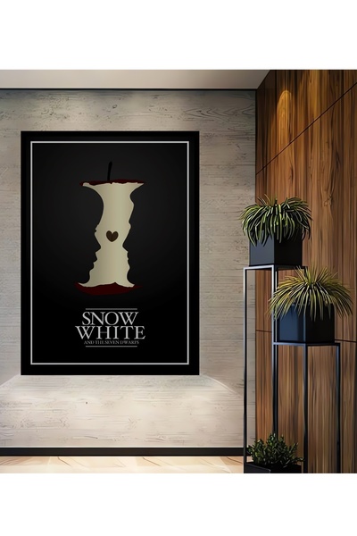 Teona Ahşap Tablou decorativ din lemn dreptunghiular cu aspect de prințesa de...