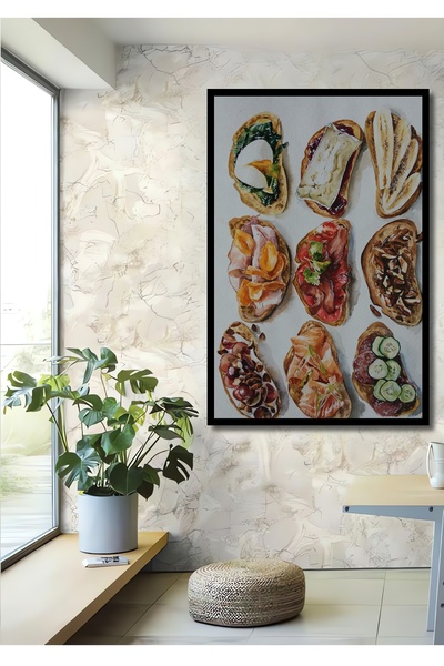 Teona Ahşap Tablă decorativă din lemn dreptunghiulară, aspect de rama de fest...