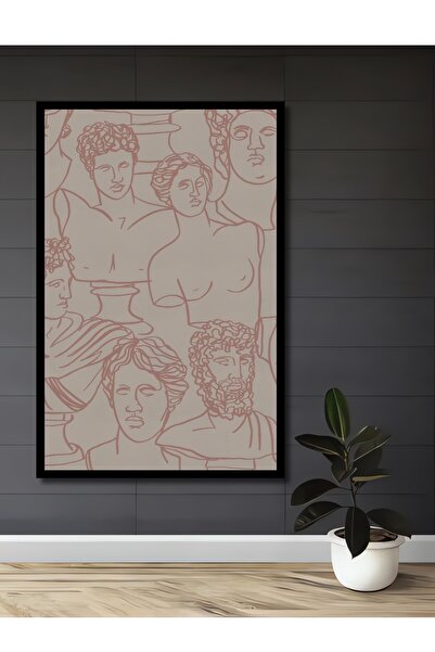 Teona Ahşap Tablou decorativ din lemn dreptunghiular cu aspect de cadru de de...