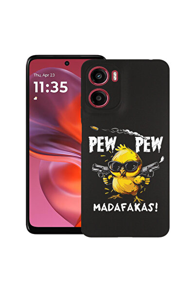 bestcase Carcasă ultra subțire din TPU pentru Motorola Moto G06, Pew Pew, 208...