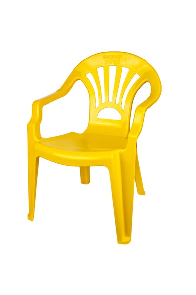 Robentoys Plastic Stool, Yellow, 40x35x54.5 cm -