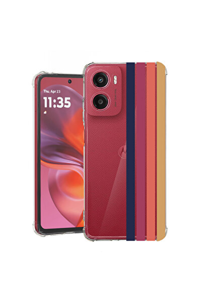 bestcase Carcasă antișoc pentru Motorola Moto G06, Retro Lines, 2078499 AS 1478