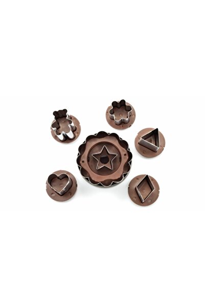 Perfect Home Set de forme pentru fursecuri/biscuiți, 6 bucăți