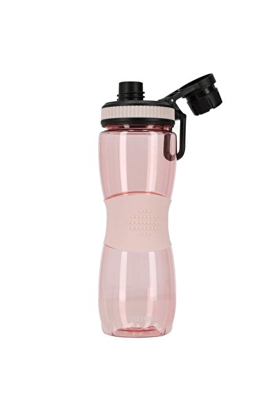 Strigo Water bottle with rubber sleeve, 600 ml, pink SSC377