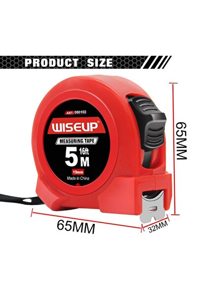 WISEUP Plastic meter 5MX25MM.