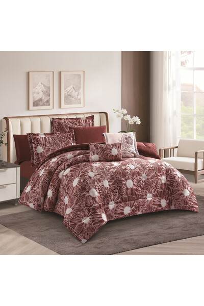 HOURS مفرش شتوي فرو ومخمل بحشوة ثقيلة مناسب لمقاس سرير مفرد 120×200 سم من هور...