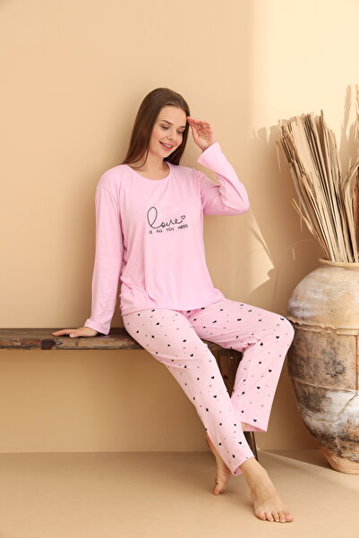 ELİTOL Set de pijamale Love Pink