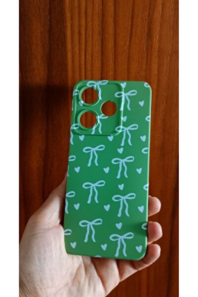 Newon غطاء هاتف REDMI 13 مطبوع بشريط/ربطة عنق مع بطانة داخلية من السيليكون ال...