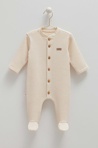 Caramell SOFT TEDDY DÜĞME DETAYLI TULUM Ekru