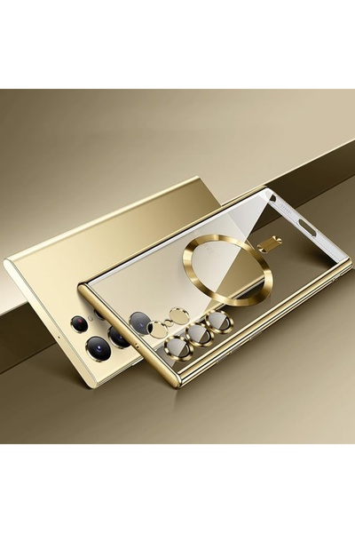 SKYDDAR INNOVATION Θήκη για Samsung Galaxy S25 Ultra, Luxury Shield Magsafe, σετ αυτοκόλλητων, Μπλε