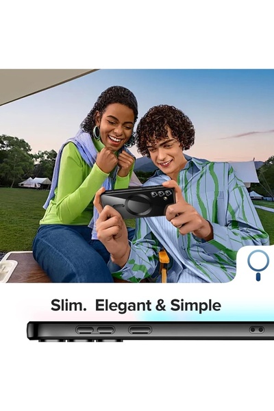 SKYDDAR INNOVATION Θήκη για Samsung Galaxy S25, Πολυτελής Ασπίδα Magsafe, Αντικραδασμική Προστασία, Σετ Αυτοκόλλητων, Μπλε