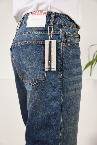 FRANKNESS JNS Erkek Baggy Jeans Rahat Kesim Pantolon