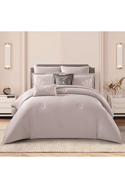 Levore Livori 100% Cotton Luxury Summer Bedspread for Double Bed Size 200x200 cm, 8 Pieces, 240 Thread Count