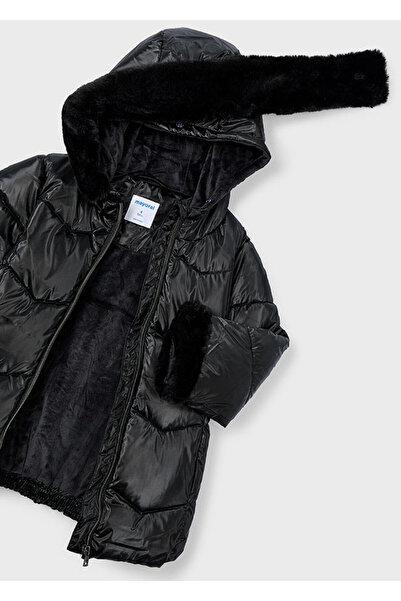 MAYORAL 4448-61 Girl's Black Coat