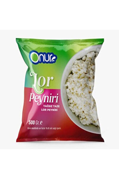 Onur Yağsız Lor Peyniri 500 G