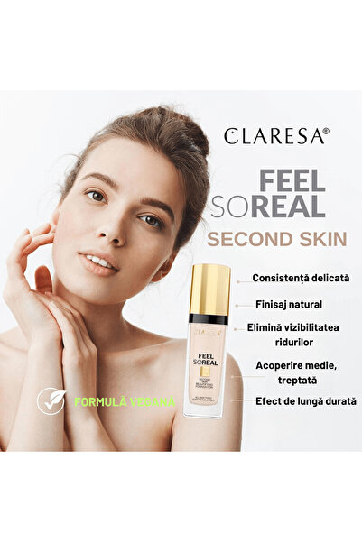 Claresa Feel So Real Foundation, No. 01,