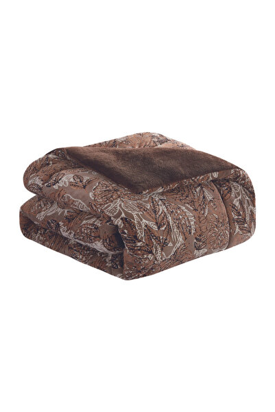 HOURS Horse Winter Bedspread, Fur and Velvet, Heavy Fill, Suitable for Single Bed Size 120 x 200 cm, 4 Pieces, 250 Stitches