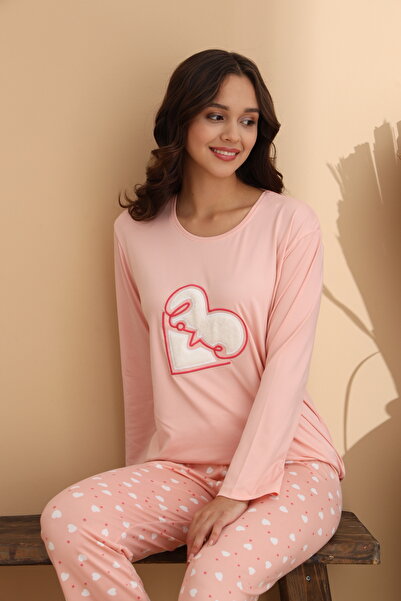 ELİTOL Love Pudra Pajama Set