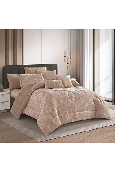 HOURS Horse Winter Bedspread, Fur and Velvet, Heavy Fill, Suitable for Single Bed Size 120 x 200 cm, 4 Pieces, 250 Stitches
