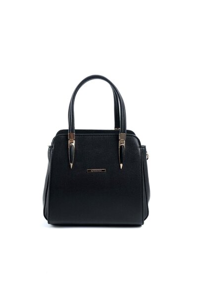 Silver Polo Silver & Polo Black Sp1136 Women's Handbag