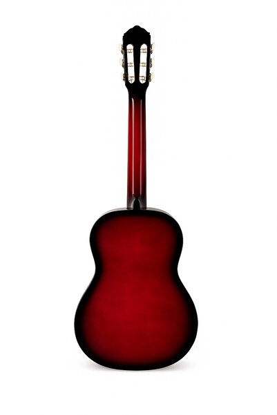 Campbell CE-55RD Kırmızı Klasik Gitar Seti 4/4 ( Taşıma kılıfı, Gitar askısı, Tuner, Metod ve Pena Hediyeli)