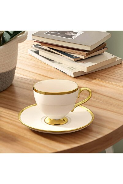 Trendmiya Gold Detay Porselen Fincan