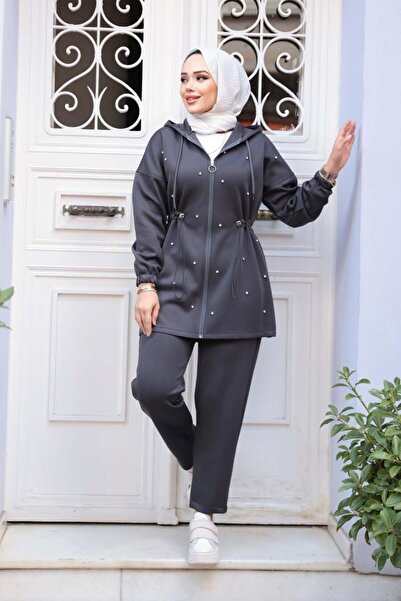 N.S NEVA STYLE Σετ Μαντίλας Καπνιστής Μαντίλας με κουκούλα 12271FU