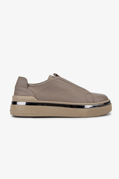 Valmenti Kadın Hakiki Deri Vizon Floter Sneakers & Spor Ayakkabı
