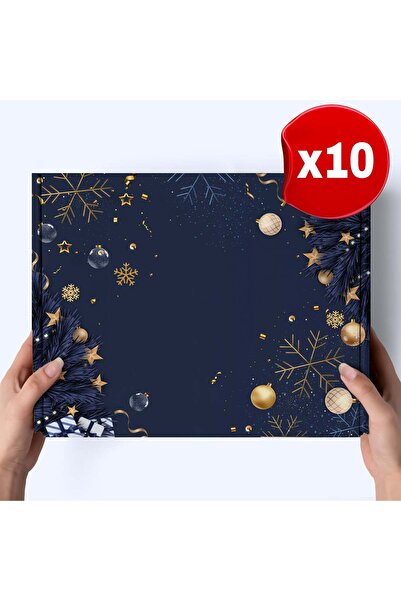 Trendmiya Mavi Yeni Yıl Kutusu (10 Adet)