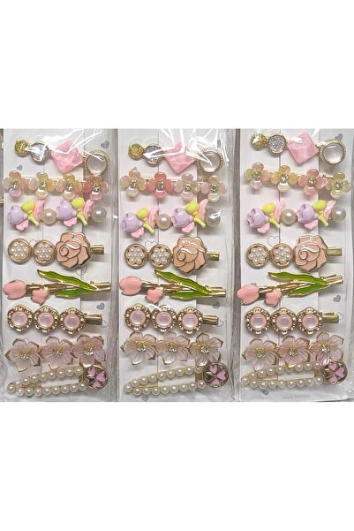 lawrenceshop 8'li Şık Tel Toka Hediyelik Zarif Düğün Nişan Özel Gün Tokaları