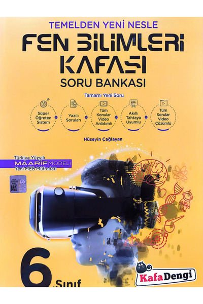 Kafa Dengi Yayınları KAFADENGİ 6. SINIF FEN BİLİMLERİ KAFASI SORU BANKASI (TÜ...