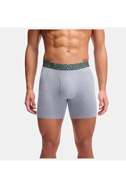 Under Armour Erkek UA Cotton 6" Boxerjock - 3'lü Paket 1383889-035