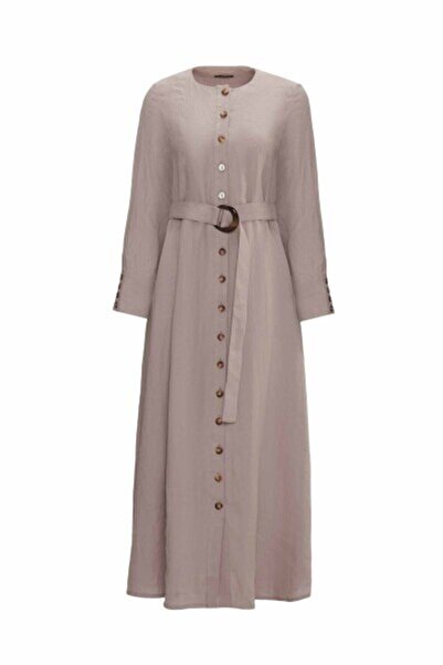 MISS DALIDA Beli Kemerli Vizon Ceket