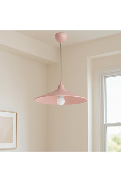 Luzmar Aydınlatma Pembe Mavi Plastik Sarkıt Avize | Modern Renkli Tavan Aydın...