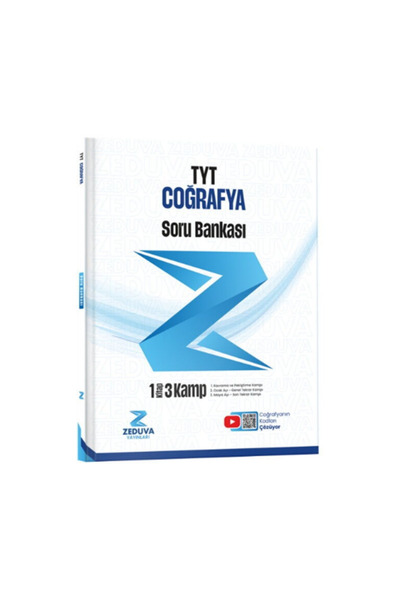 Ens Yayıncılık 2026 Zeduva Yayınları Coğrafyanın Kodları TYT Coğrafya 1 Kitap 3 Kamp Soru Bankası