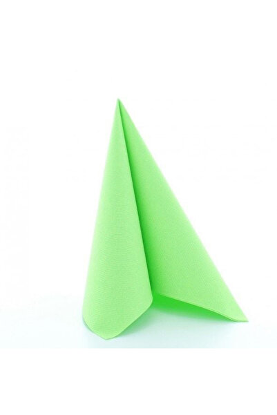 Mank Șervețele de masă festive Linclass - Apfelgrun (culoare verde măr) / 40 x 40 cm / 12 buc