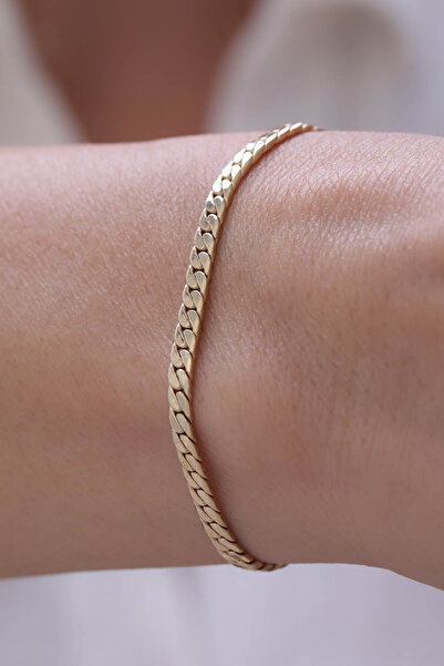 YAVUZ KUYUMCULUK 14 Ayar Altın Sık Gurmet Bileklik