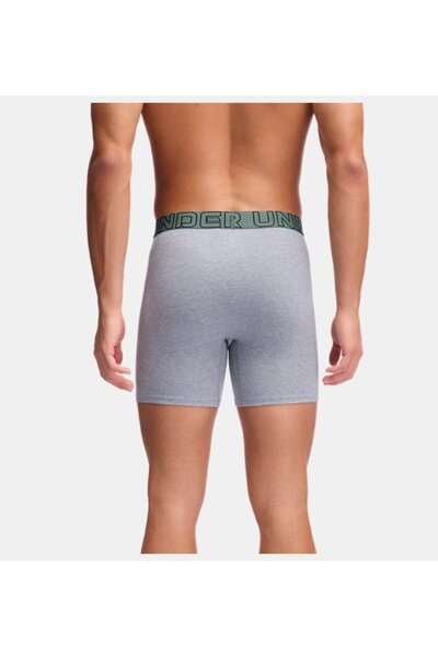Under Armour Erkek UA Cotton 6" Boxerjock - 3'lü Paket 1383889-035