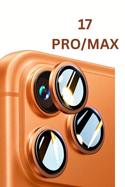 PSGT İphone 17 Pro & 17 Pro Max Uyumlu Kamera Koruma Lens Koruyucu Temperli C...